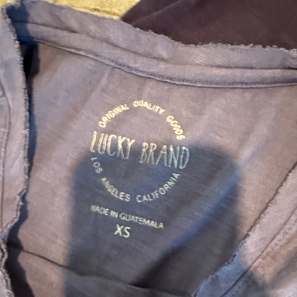 Lucky Brand Dark Purple Floral Tank Top - Picture 2 of 6